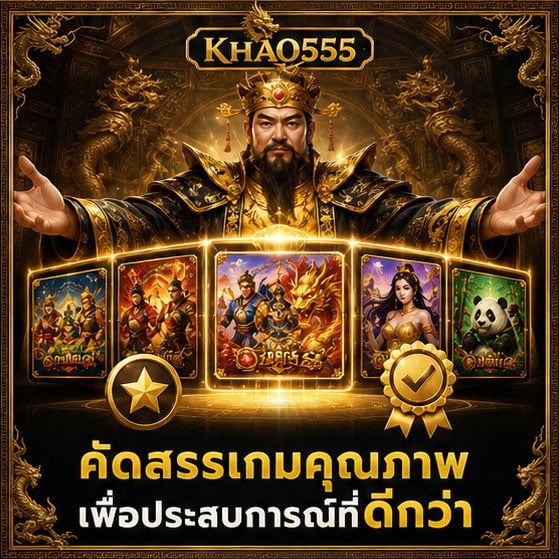 คัดสรรเกมคุณภาพ เพื่อประสบการณ์ที่ดีกว่า