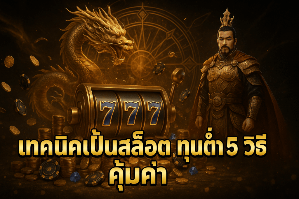 เทคนิคปั่นสล็อต ทุนต่ำ