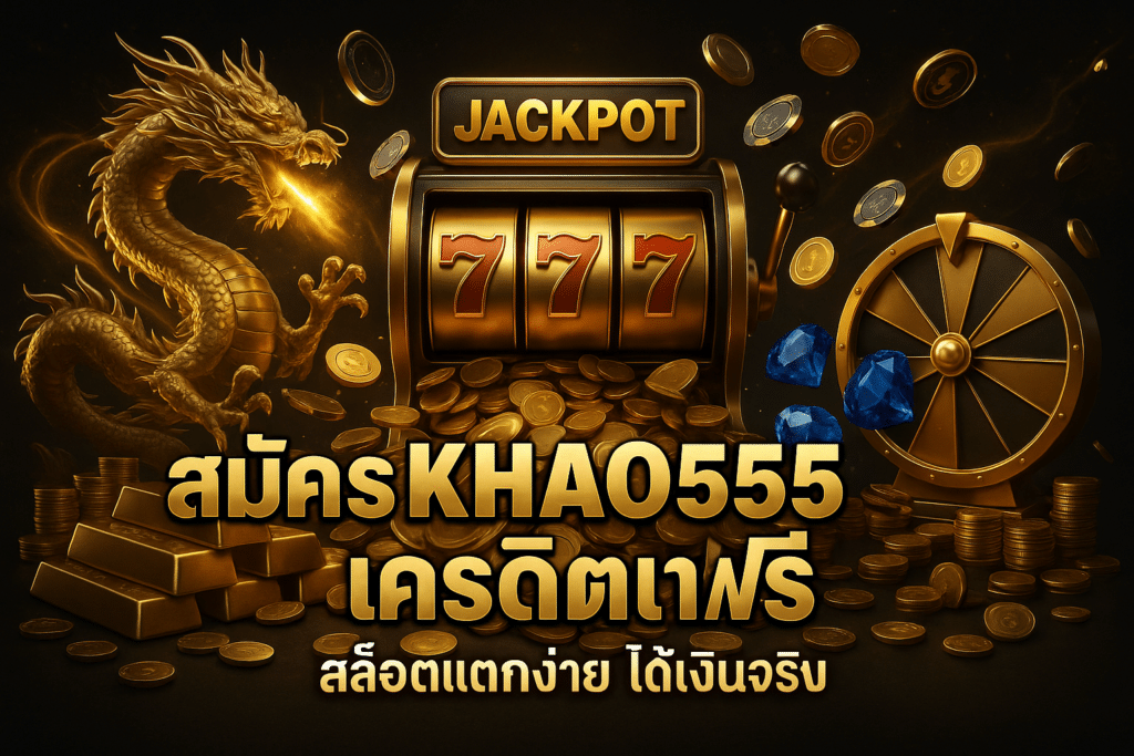 สมัคร khao555 เครดิตฟรี